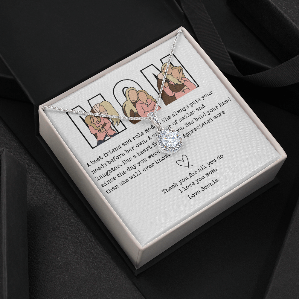 Personalized Mom Eternal Hope Necklace