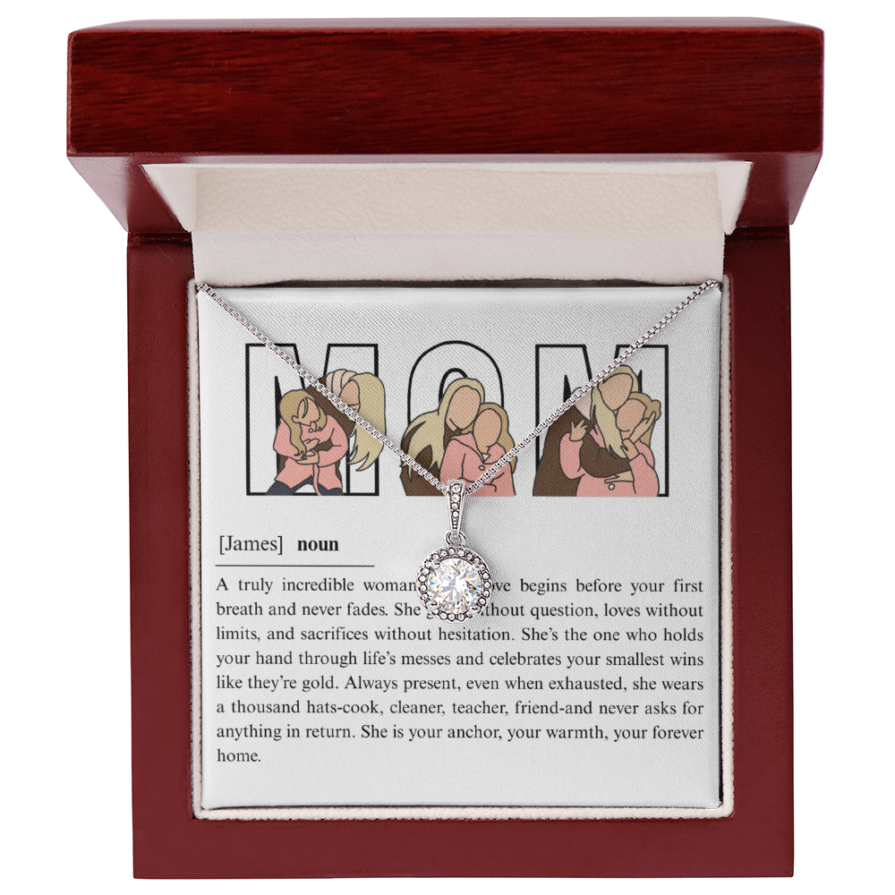 Personalized Mom Eternal Hope Necklace
