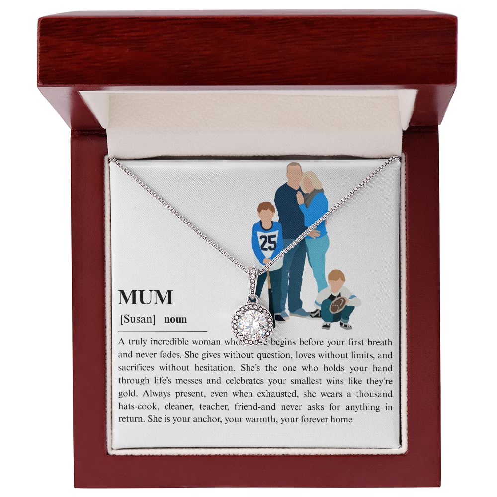 Personalized Mum Eternal Hope Necklace