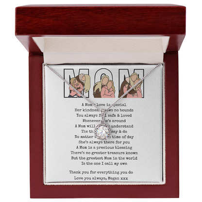 Personalized Mom Eternal Hope Necklace