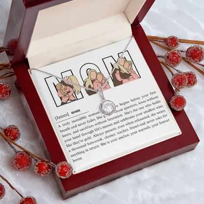 Personalized Mom Eternal Hope Necklace