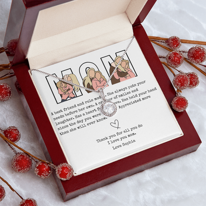 Personalized Mom Eternal Hope Necklace