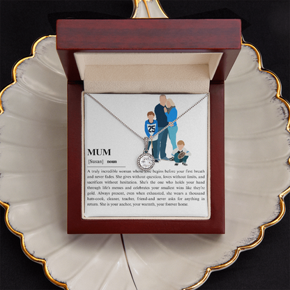 Personalized Mum Eternal Hope Necklace
