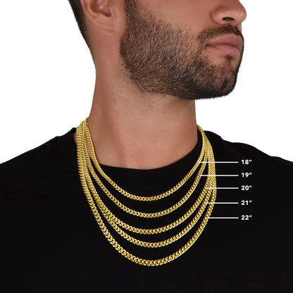 Personalized To My Boyfriend Cuban Link Chain