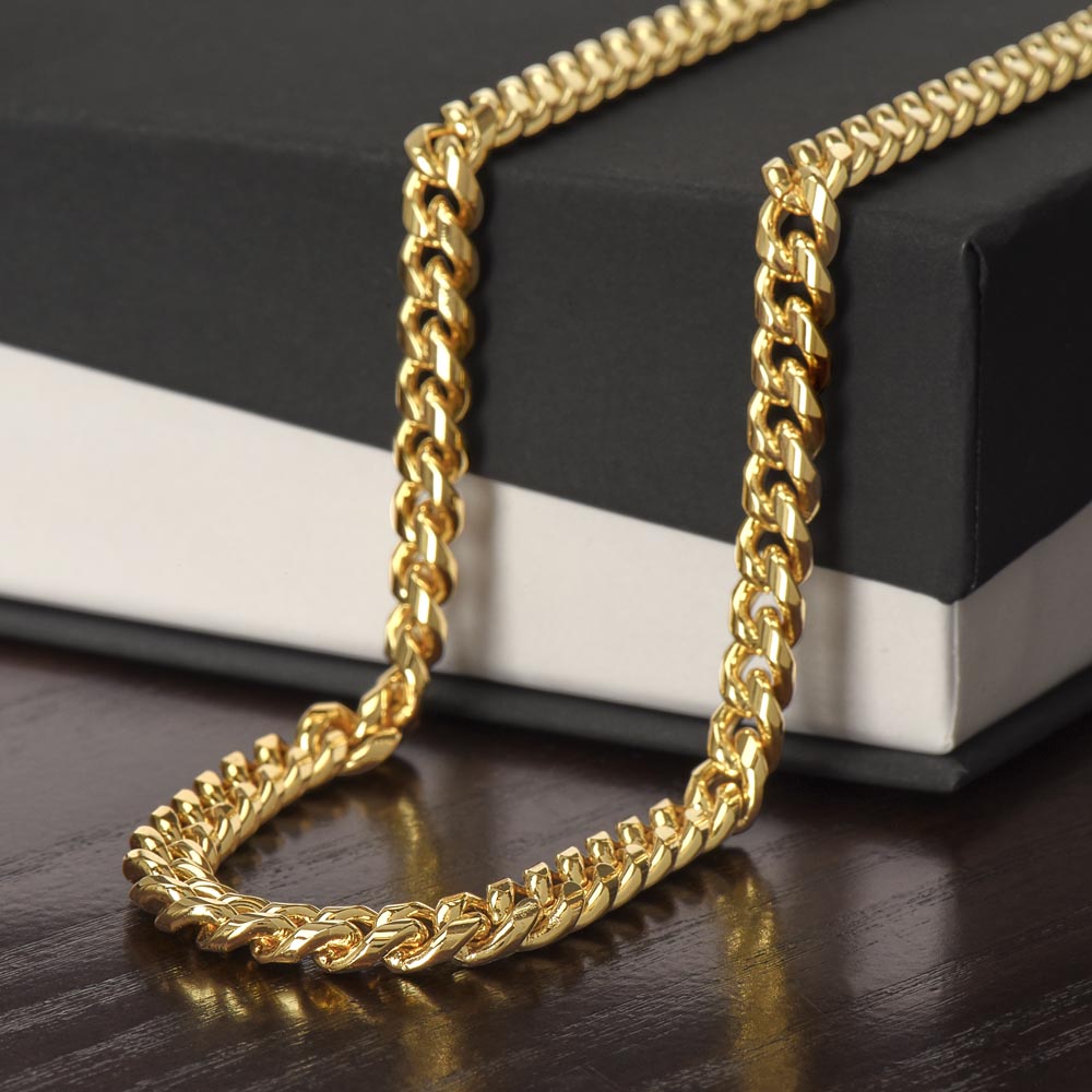 Personalized My Love Cuban Link Chain