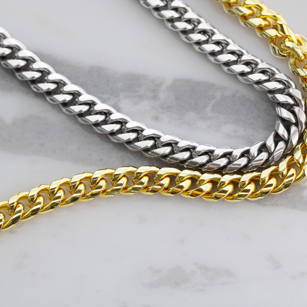 Personalized My Love Cuban Link Chain