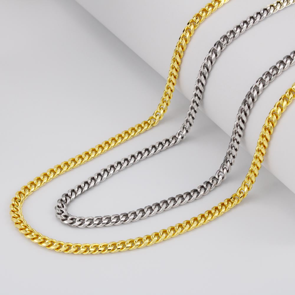 Personalized My Love Cuban Link Chain