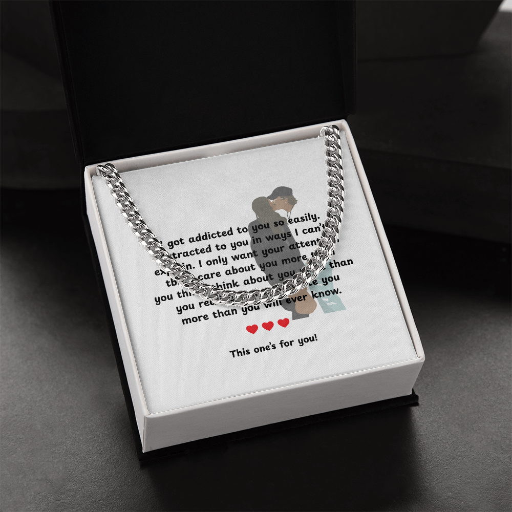 Personalized My Love Cuban Link Chain