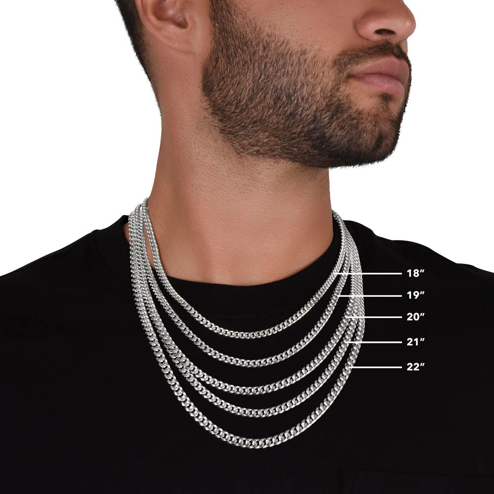 Personalized My Love Cuban Link Chain
