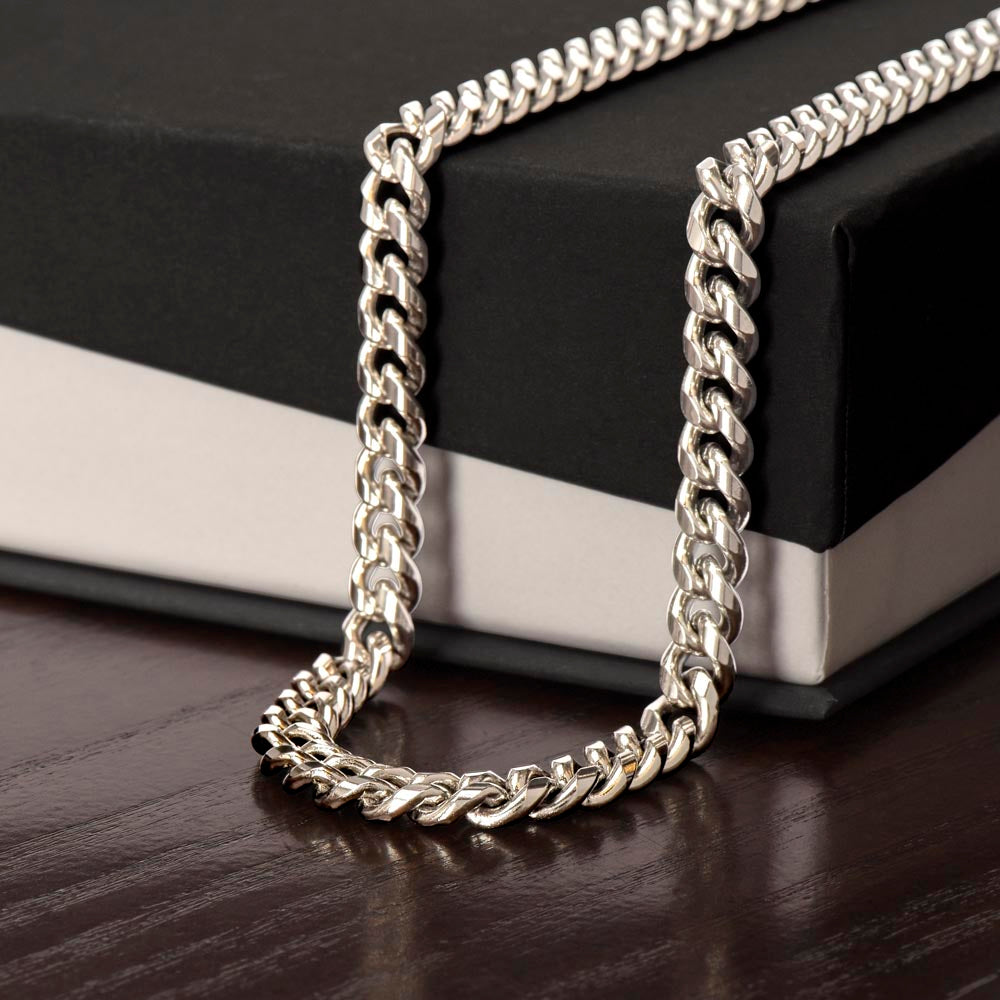 Personalized My Love Cuban Link Chain