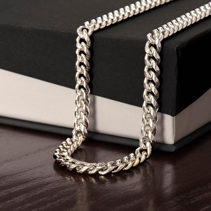 Personalized My Love Cuban Link Chain