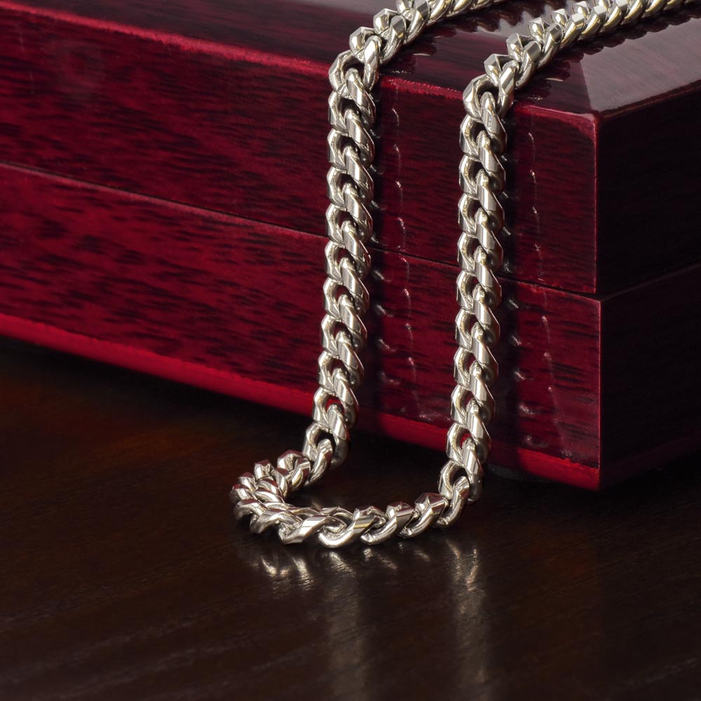 Personalized My Love Cuban Link Chain