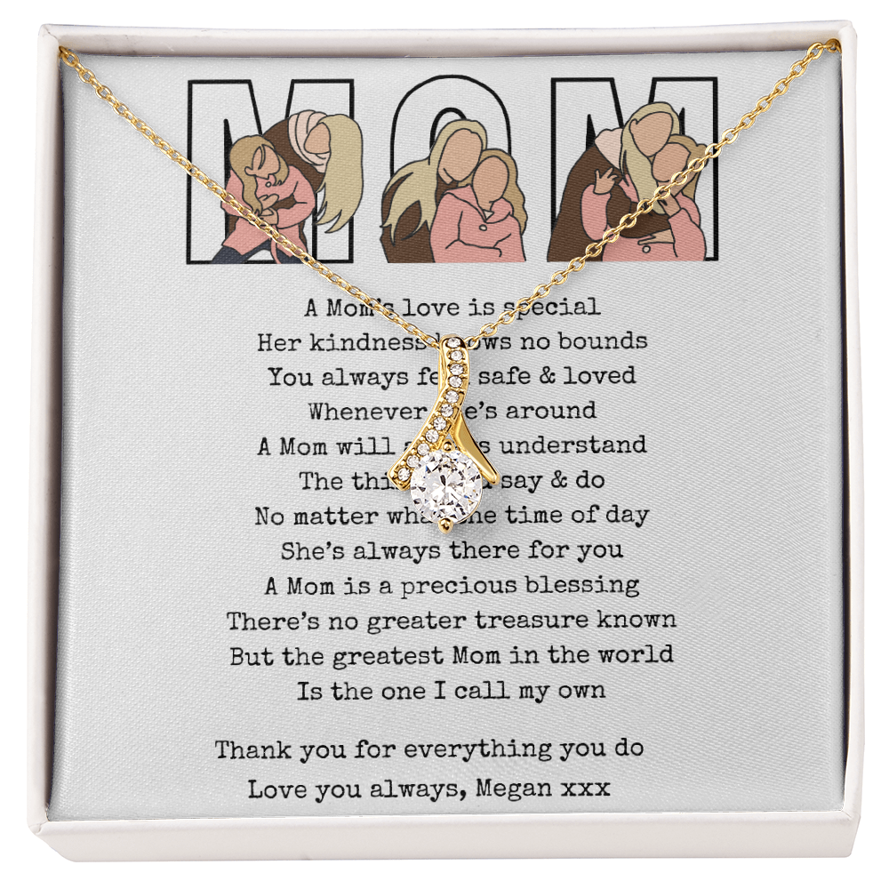 Personalized Mom  Alluring Beauty Necklace