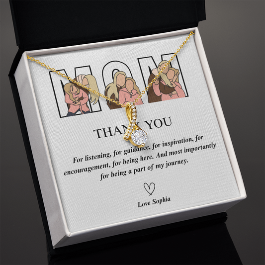 Personalized Mom  Alluring Beauty Necklace
