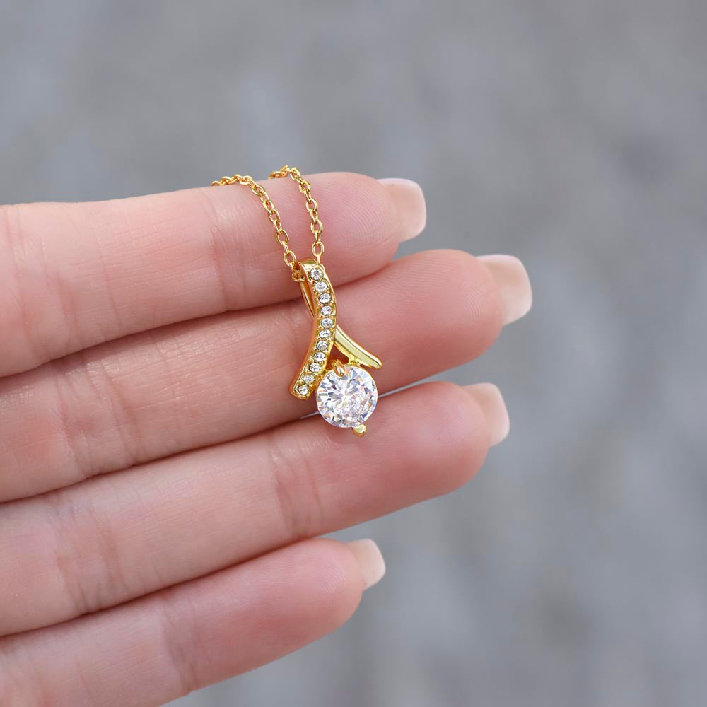 Personalized Mom  Alluring Beauty Necklace