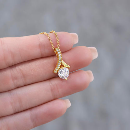 Personalized Mom  Alluring Beauty Necklace