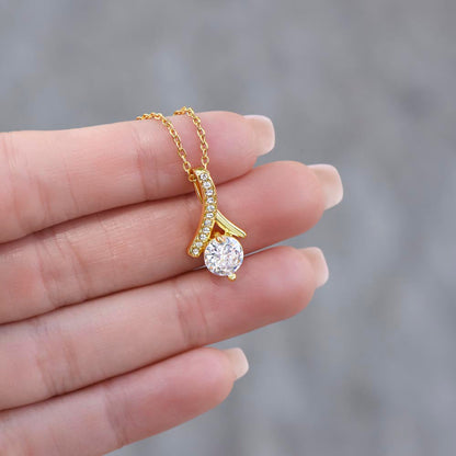 To My Wife Alluring Beauty Necklace With 3 Photos
