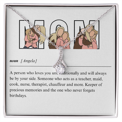 Personalized Mom  Alluring Beauty Necklace