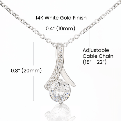 Personalized Mom  Alluring Beauty Necklace