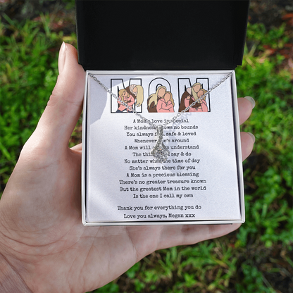 Personalized Mom  Alluring Beauty Necklace