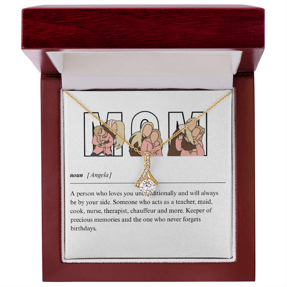 Personalized Mom  Alluring Beauty Necklace