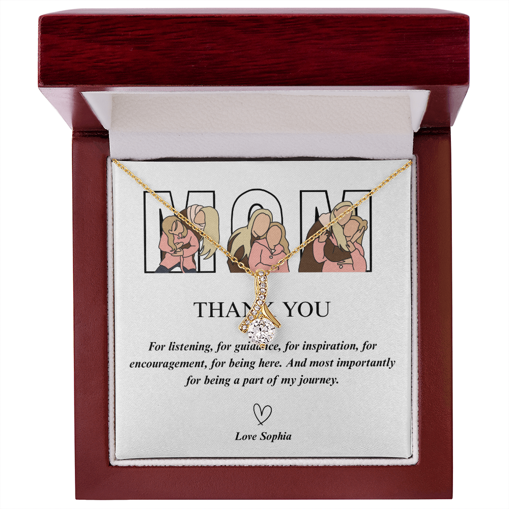 Personalized Mom  Alluring Beauty Necklace