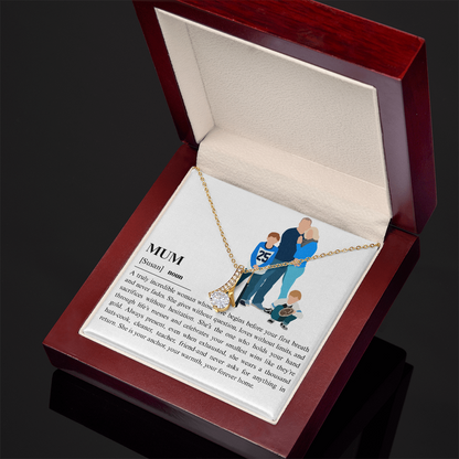 Personalized Mum  Alluring Beauty Necklace