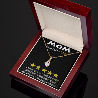 Mom 5 Stars Alluring Beauty Necklace