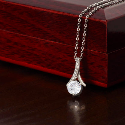 Personalized Mom  Alluring Beauty Necklace