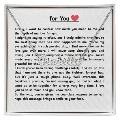 Personalized For You  Name Necklace