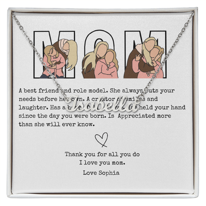 Personalized Mom Name Necklace