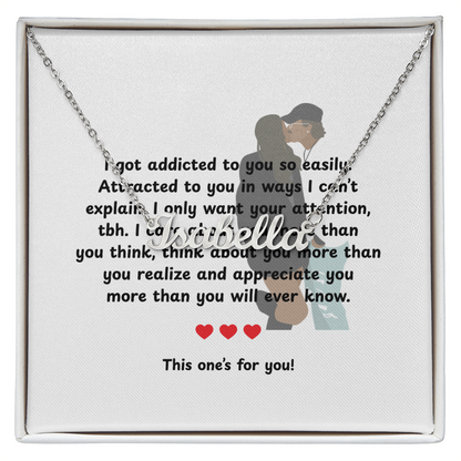 Personalized This One's For You Name Necklace
