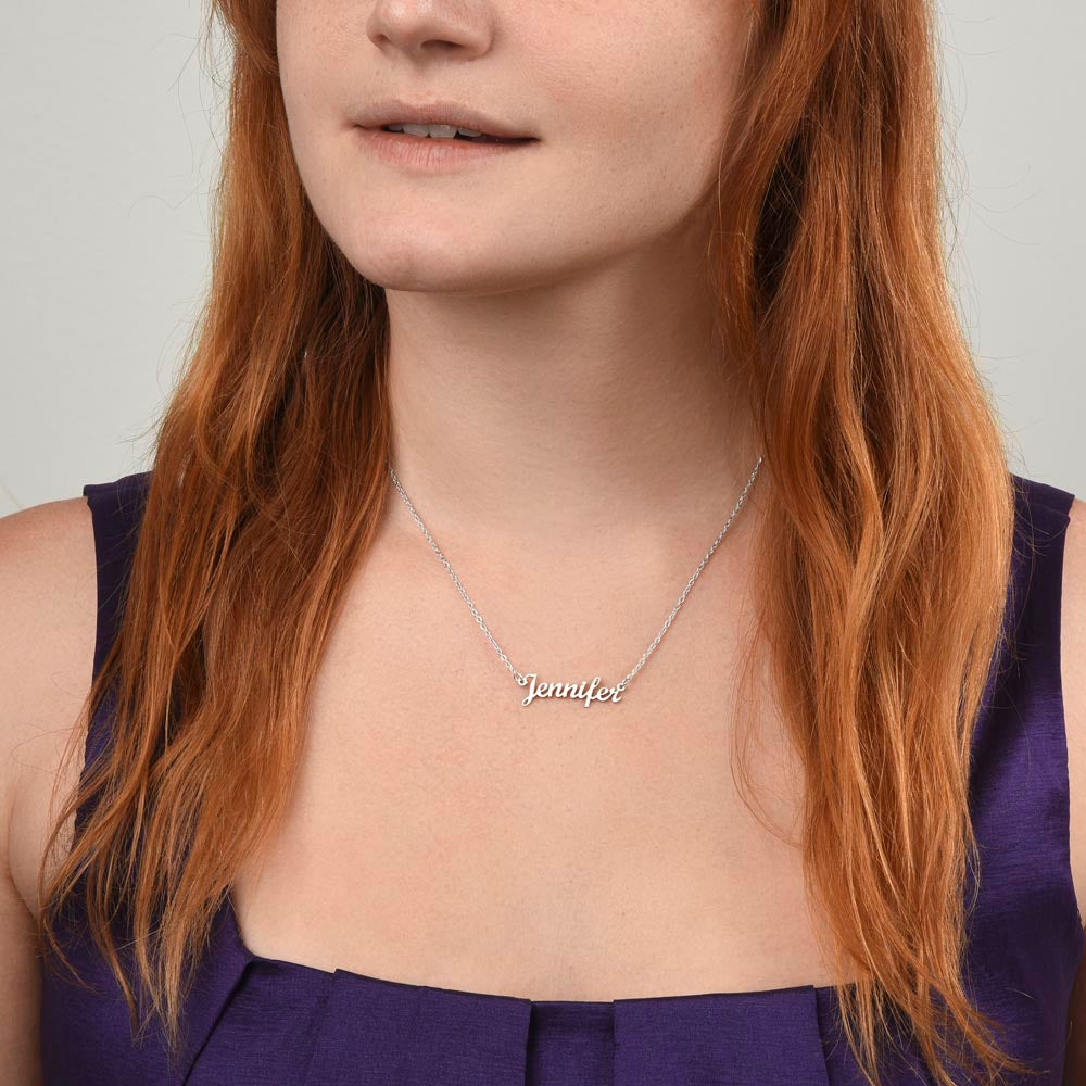 Personalized Mom Name Necklace