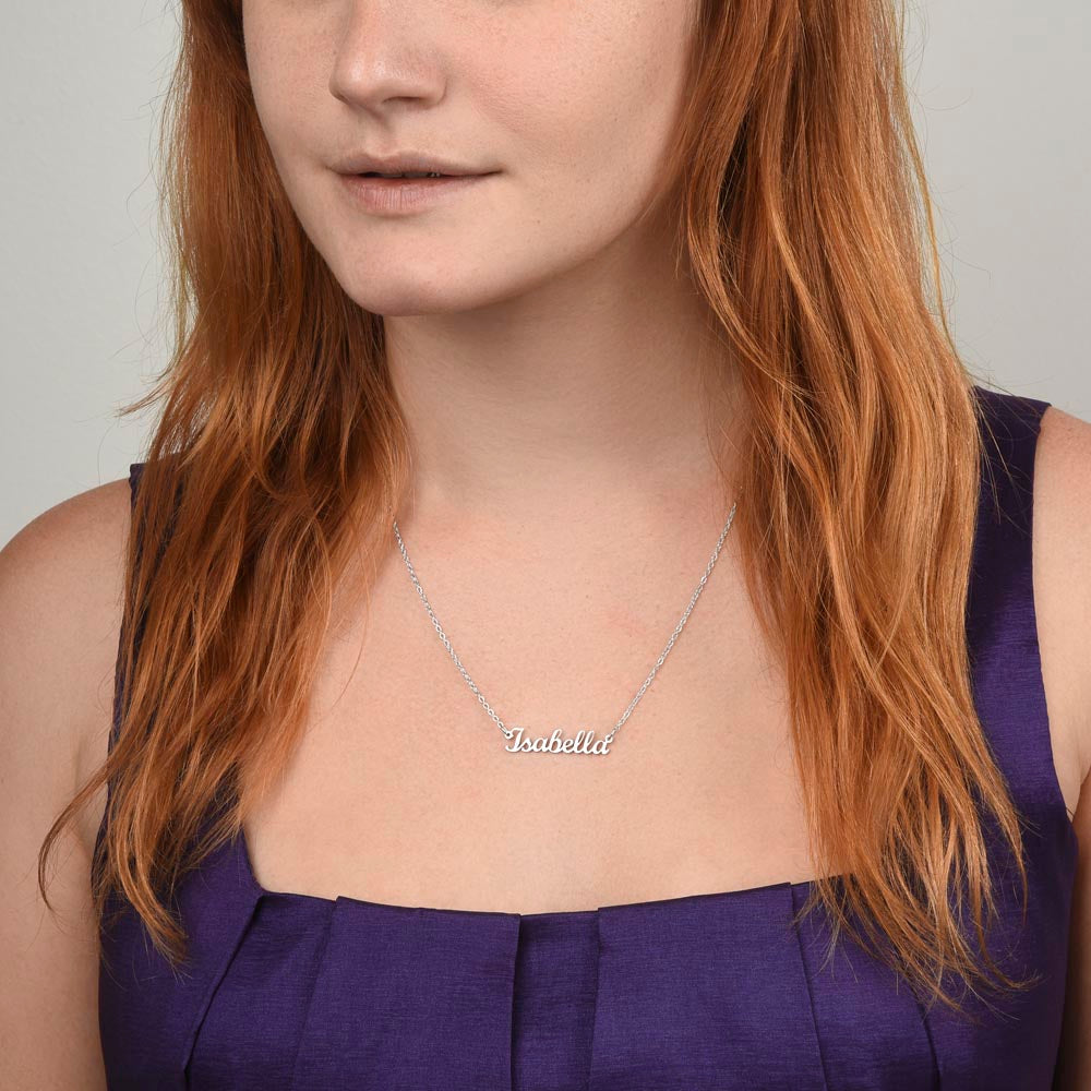 Personalized Mom Name Necklace