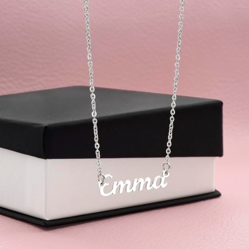 Personalized Mom I Love You Name Necklace