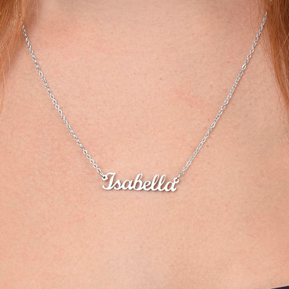 Personalized Mom Name Necklace
