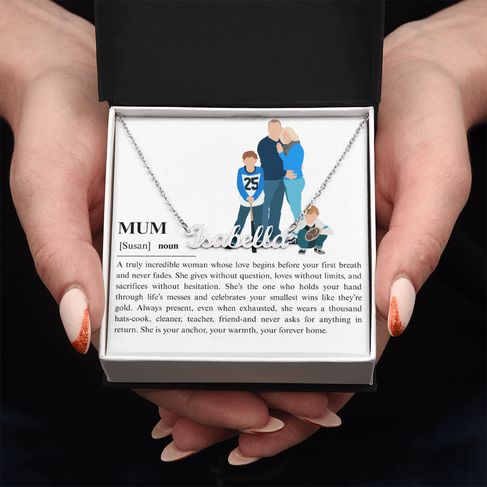 Personalized Mum Name Necklace