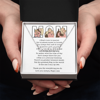 Personalized Mom Name Necklace