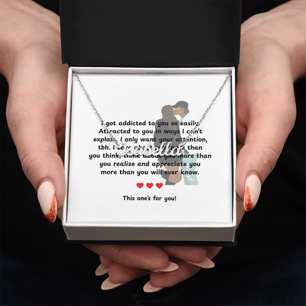 Personalized This One's For You Name Necklace