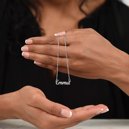 Personalized Mom Name Necklace