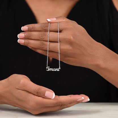 Personalized Mom I Love You Name Necklace