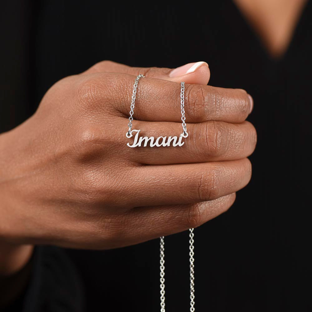 Personalized Mom I Love You Name Necklace