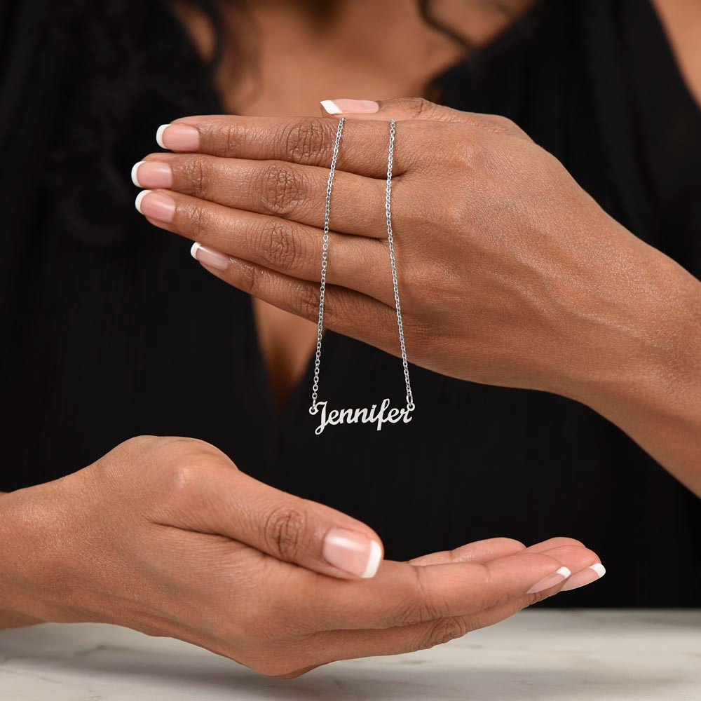 Personalized Mama Bear Name Necklace