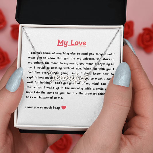 Personalized My Love Name Necklace