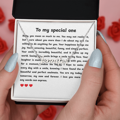Personalized To My Special One Name Necklace