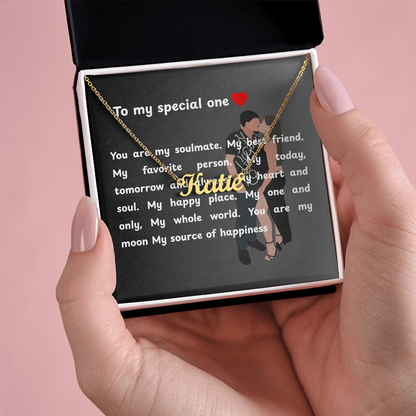 Personalized To My Special One Name Necklace
