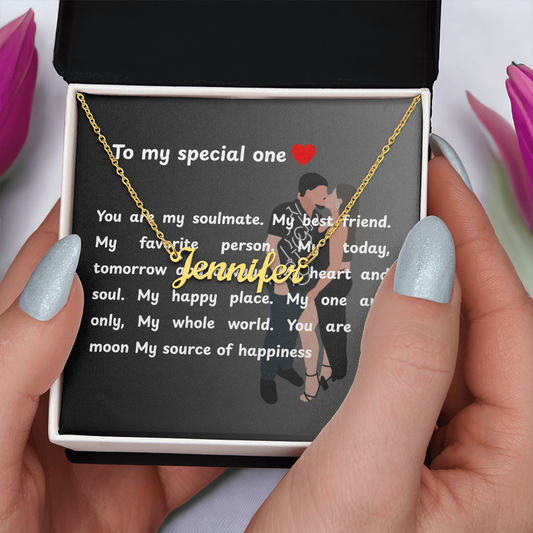 Personalized To My Special One Name Necklace