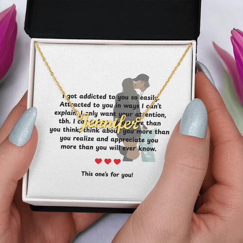 Personalized This One's For You Name Necklace