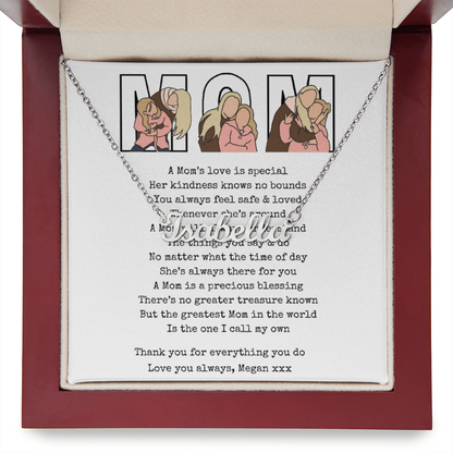 Personalized Mom Name Necklace