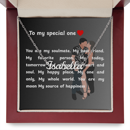 Personalized To My Special One Name Necklace